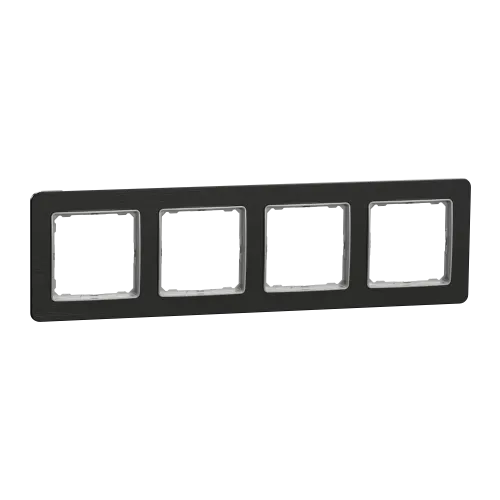 Рамка 4-поста, матовый титан, Sedna Design Schneider Electric SDD372804U