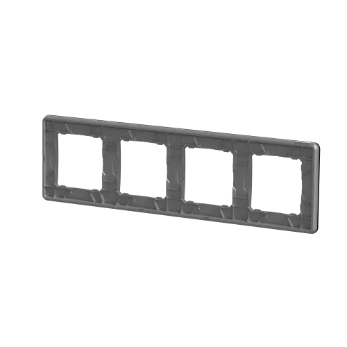 Рамка 4-поста, матовый титан, Sedna Design Schneider Electric SDD372804U
