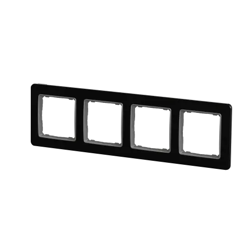 Рамка 4-поста, матовый титан, Sedna Design Schneider Electric SDD372804U