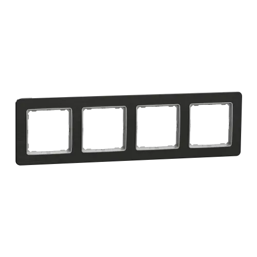 Рамка 4-поста, матовый титан, Sedna Design Schneider Electric SDD372804U