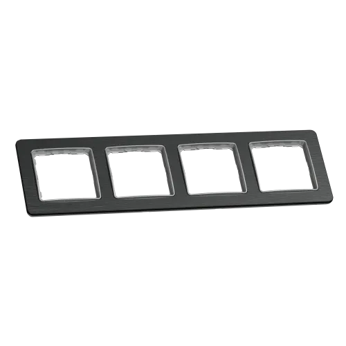 Рамка 4-поста, матовый титан, Sedna Design Schneider Electric SDD372804U