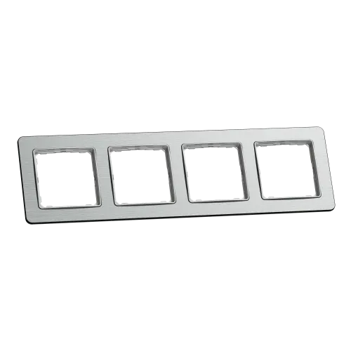 Рамка 4-поста, матовый титан, Sedna Design Schneider Electric SDD372804U