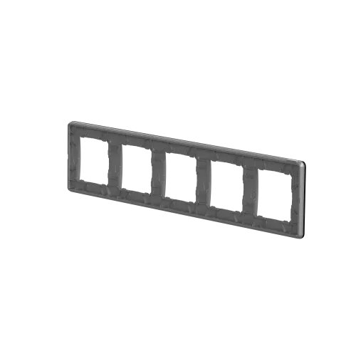 Рамка 5-постов, матовый титан, Sedna Design Schneider Electric SDD372805U