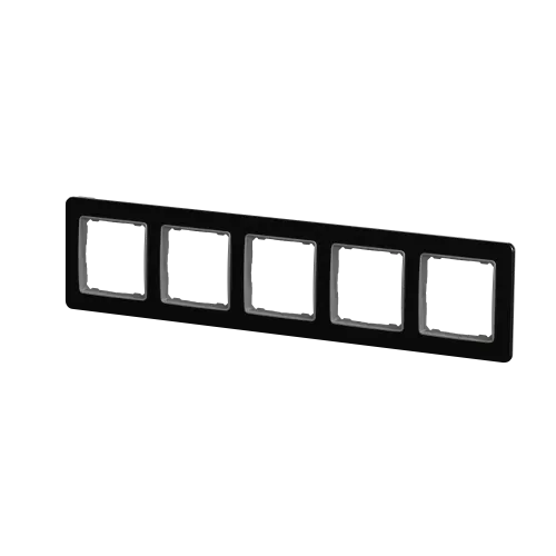 Рамка 5-постов, матовый титан, Sedna Design Schneider Electric SDD372805U