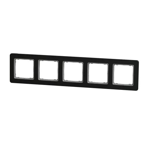 Рамка 5-постов, матовый титан, Sedna Design Schneider Electric SDD372805U