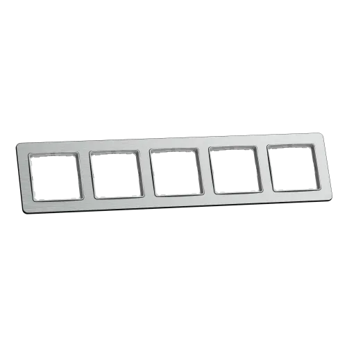 Рамка 5-постов, матовый титан, Sedna Design Schneider Electric SDD372805U