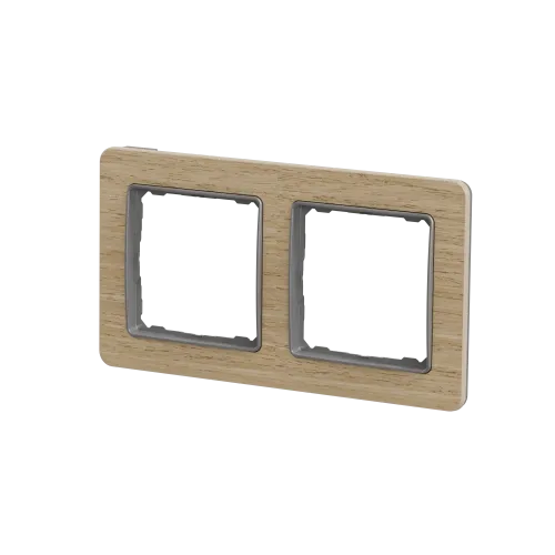 Рамка 2-поста, берёза, Sedna Design Schneider Electric SDD380802U
