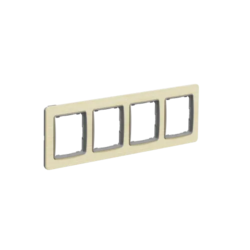 Рамка 4 поста, береза, Sedna Design SDD380804