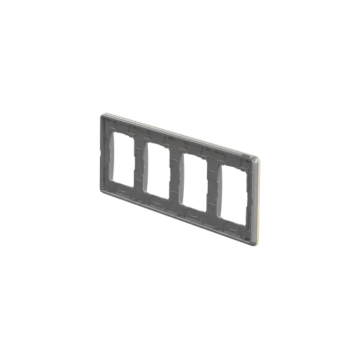 Рамка 4 поста, береза, Sedna Design SDD380804