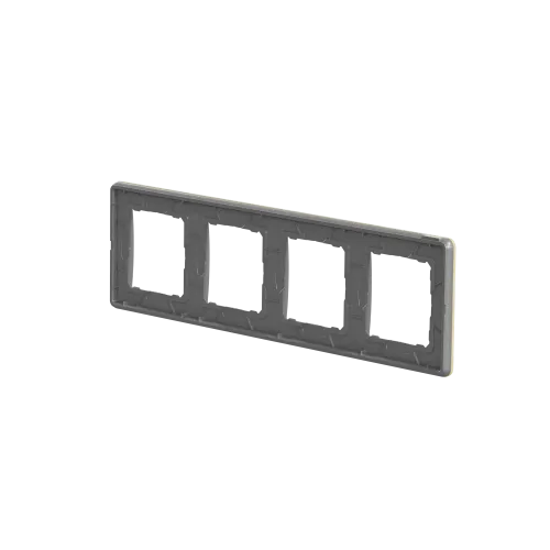 Рамка 4 поста, береза, Sedna Design SDD380804