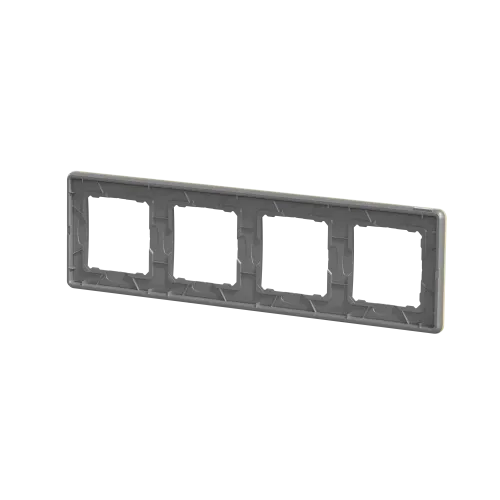 Рамка 4 поста, береза, Sedna Design SDD380804