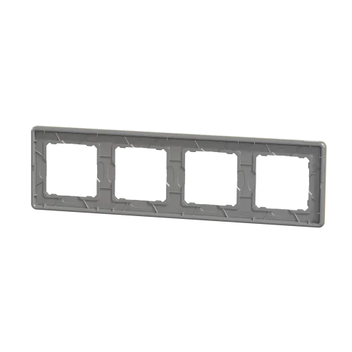 Рамка 4 поста, береза, Sedna Design SDD380804
