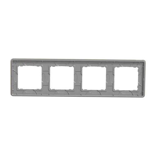 Рамка 4 поста, береза, Sedna Design SDD380804