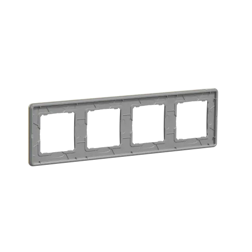 Рамка 4 поста, береза, Sedna Design SDD380804