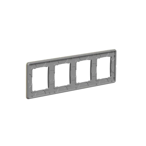 Рамка 4 поста, береза, Sedna Design SDD380804