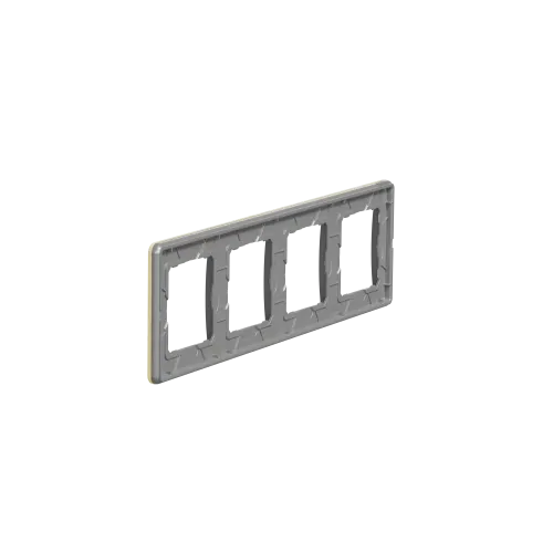 Рамка 4 поста, береза, Sedna Design SDD380804