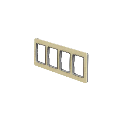 Рамка 4 поста, береза, Sedna Design SDD380804