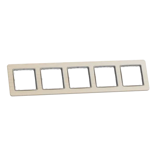 Рамка 5-постов, берёза, Sedna Design Schneider Electric SDD380805U