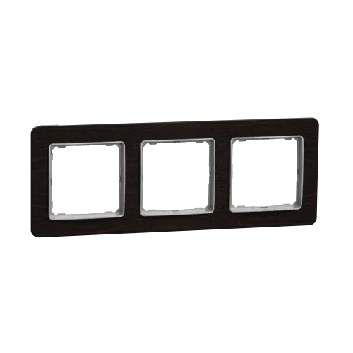 Рамка 3 поста, венге, Sedna Design SDD381803