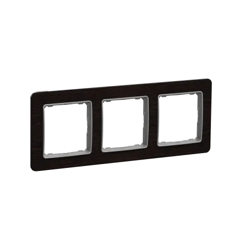 Рамка 3 поста, венге, Sedna Design SDD381803