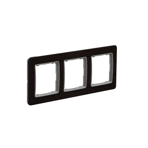 Рамка 3 поста, венге, Sedna Design SDD381803