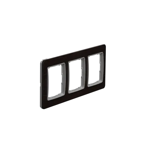 Рамка 3 поста, венге, Sedna Design SDD381803