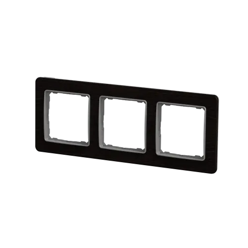 Рамка 3 поста, венге, Sedna Design SDD381803