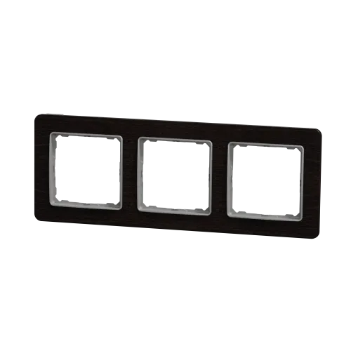Рамка 3 поста, венге, Sedna Design SDD381803