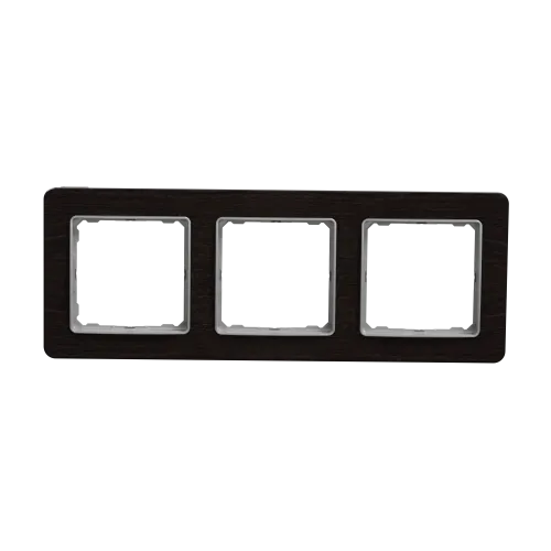 Рамка 3 поста, венге, Sedna Design SDD381803