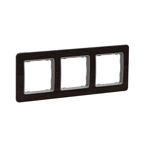Рамка 3-поста, венге, Sedna Design Schneider Electric SDD381803U