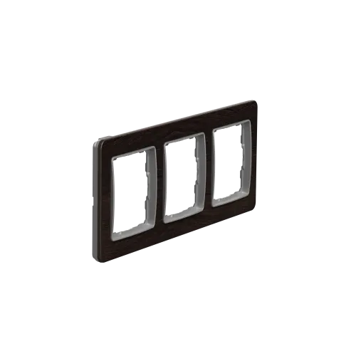 Рамка 3-поста, венге, Sedna Design Schneider Electric SDD381803U