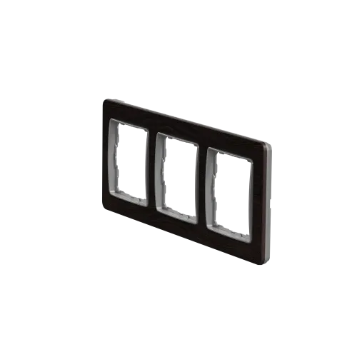 Рамка 3-поста, венге, Sedna Design Schneider Electric SDD381803U