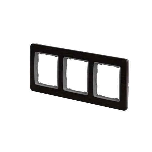 Рамка 3-поста, венге, Sedna Design Schneider Electric SDD381803U