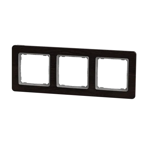 Рамка 3-поста, венге, Sedna Design Schneider Electric SDD381803U