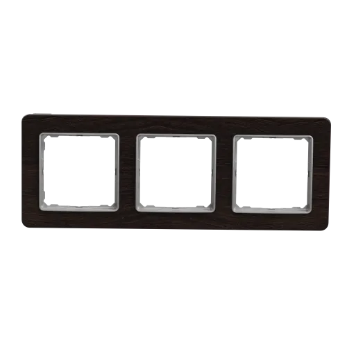 Рамка 3-поста, венге, Sedna Design Schneider Electric SDD381803U