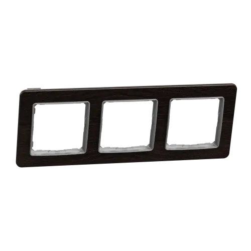 Рамка 3-поста, венге, Sedna Design Schneider Electric SDD381803U