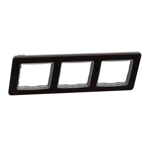 Рамка 3-поста, венге, Sedna Design Schneider Electric SDD381803U