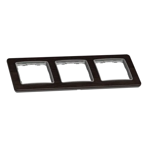 Рамка 3-поста, венге, Sedna Design Schneider Electric SDD381803U