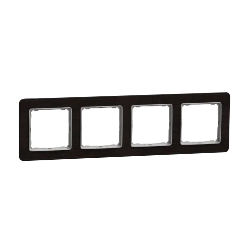 Рамка 4 поста, венге, Sedna Design SDD381804