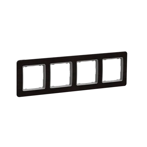 Рамка 4 поста, венге, Sedna Design SDD381804