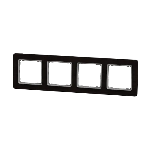 Рамка 4 поста, венге, Sedna Design SDD381804