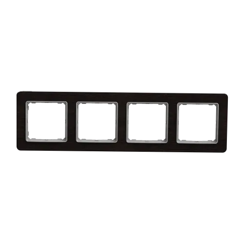 Рамка 4 поста, венге, Sedna Design SDD381804