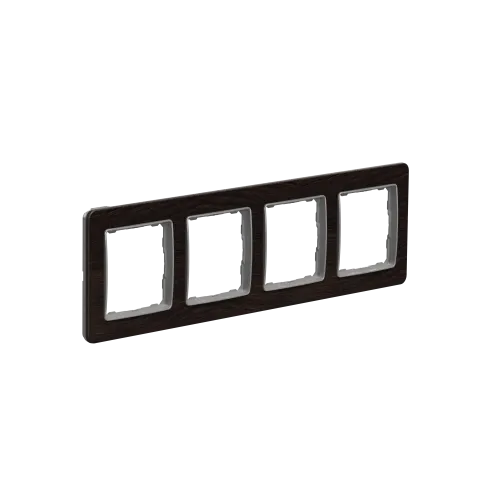 Рамка 4-поста, венге, Sedna Design Schneider Electric SDD381804U