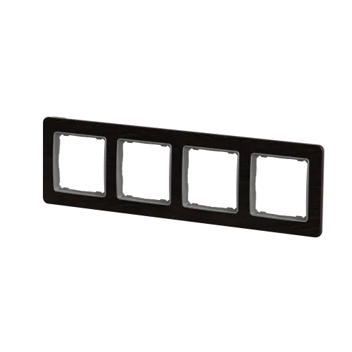 Рамка 4-поста, венге, Sedna Design Schneider Electric SDD381804U