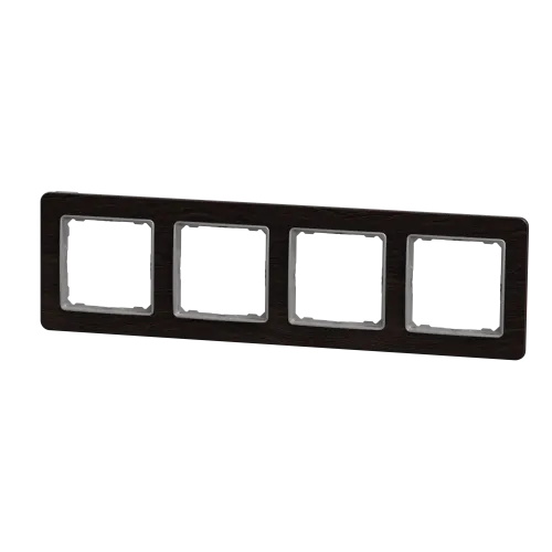 Рамка 4-поста, венге, Sedna Design Schneider Electric SDD381804U