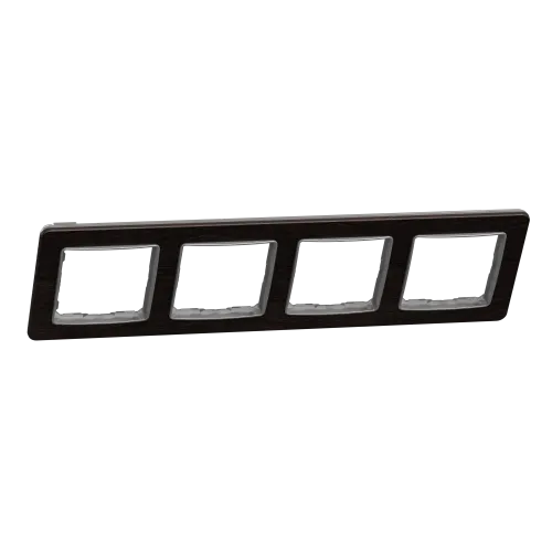 Рамка 4-поста, венге, Sedna Design Schneider Electric SDD381804U