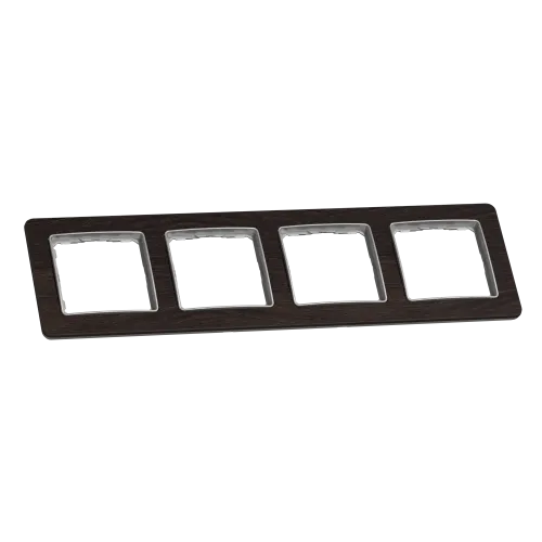 Рамка 4-поста, венге, Sedna Design Schneider Electric SDD381804U