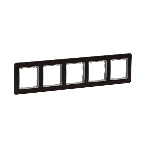 Рамка 5-постов, венге, Sedna Design Schneider Electric SDD381805U