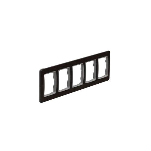 Рамка 5-постов, венге, Sedna Design Schneider Electric SDD381805U