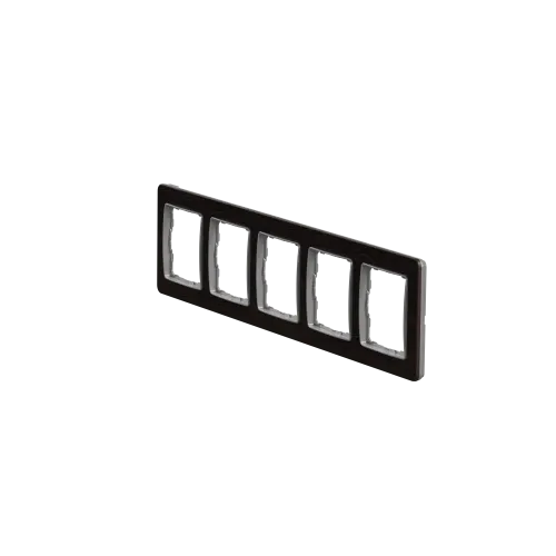 Рамка 5-постов, венге, Sedna Design Schneider Electric SDD381805U
